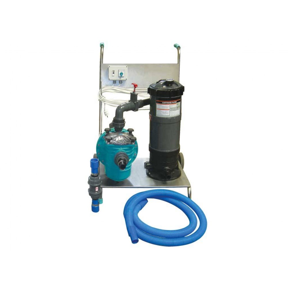 Portatif Vakum Süpürgesi - Kartuş Filtreli - 11 M3/ H - 3/ 4 HP