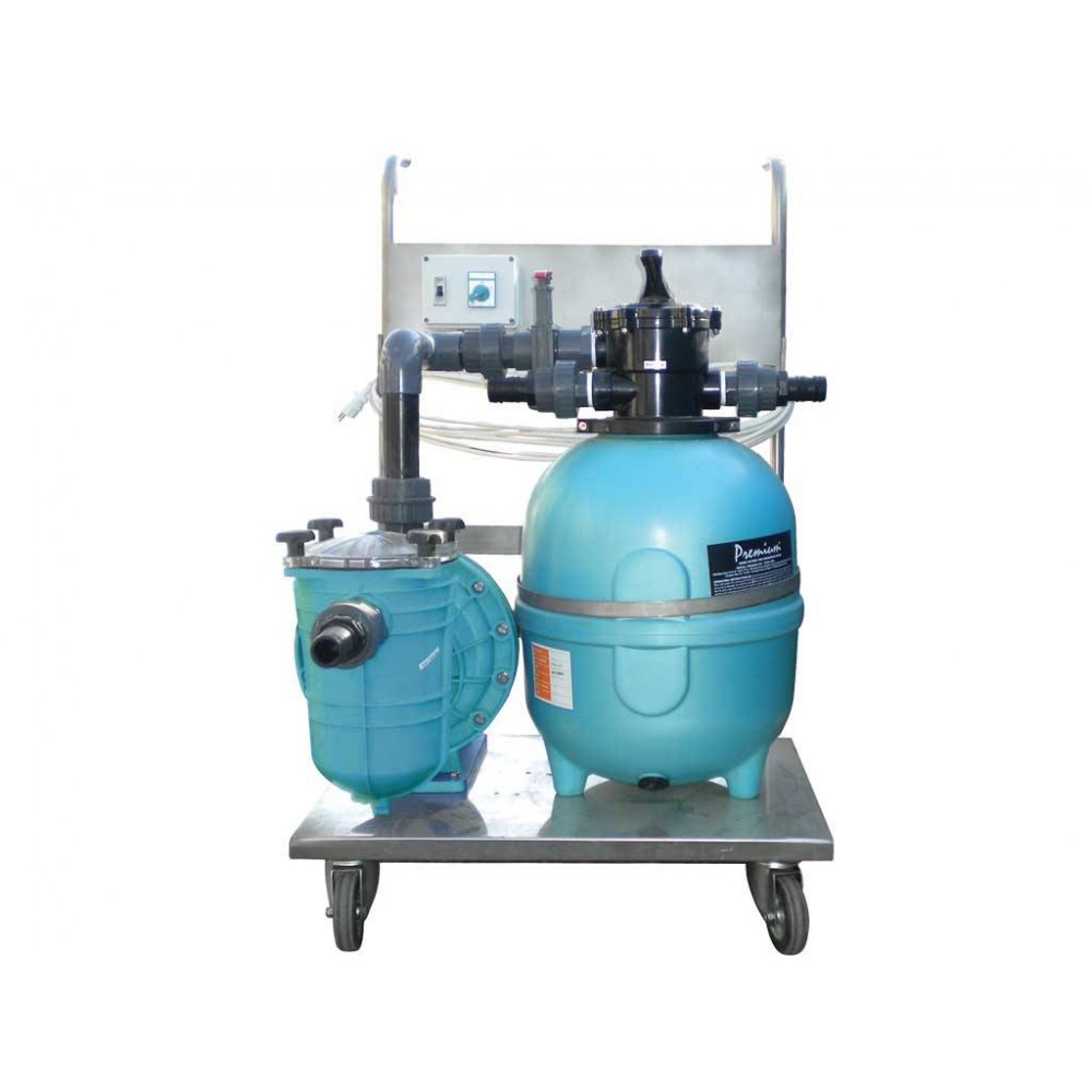 Portatif Vakum Süpürgesi - Kum Filtreli - 6 m3/h - 1/2 HP 