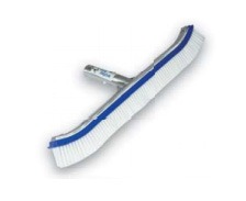 Havuz Fırçası Alüminyum Destekli Kıvrık Plastik Telli 45 cm