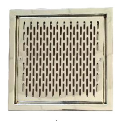 Kare Dip Emiş Izgaraları Paslanmaz