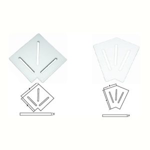 Havuz Izgara Köşe Parçaları 45° ve 90°